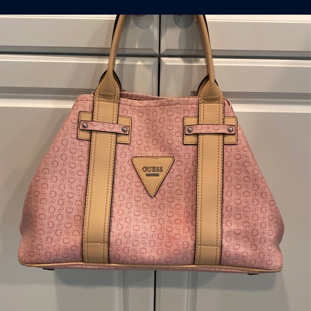 Cute rose pink Guess handbag